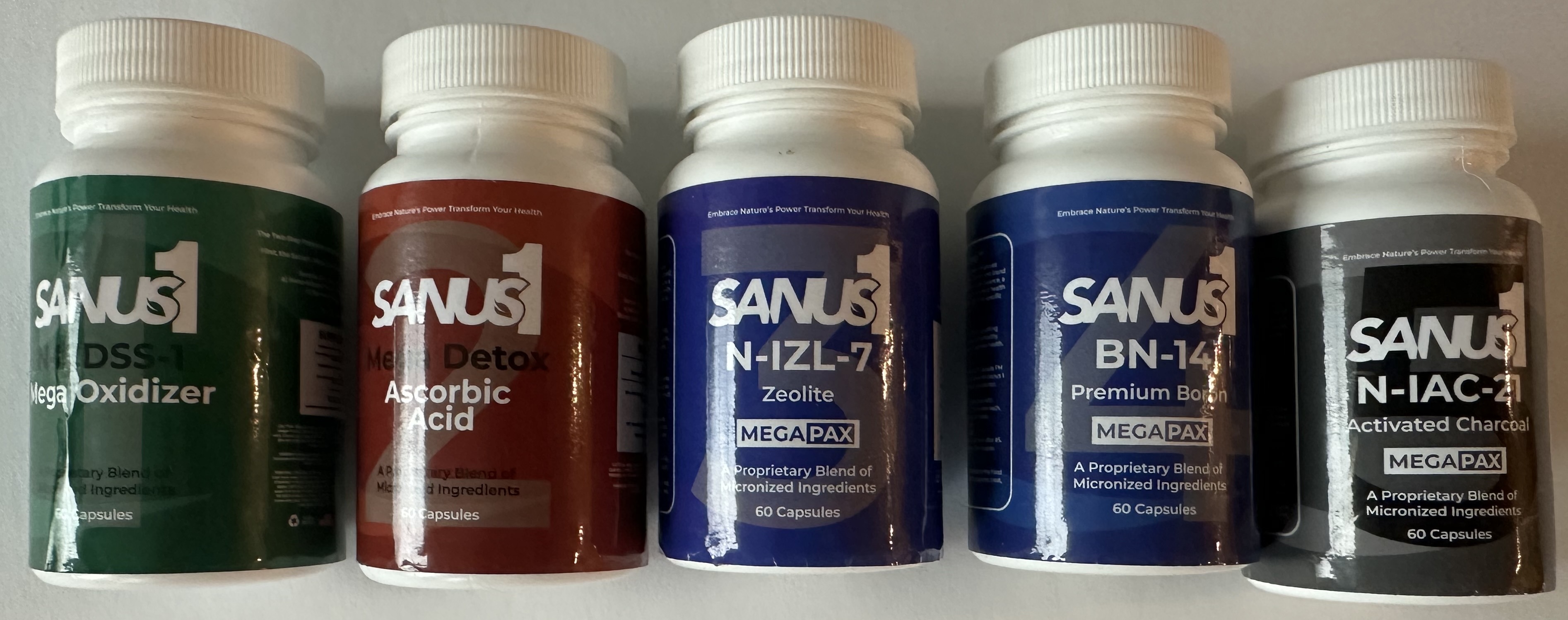 SANUS-1 Five-Bottle Supplement Pack